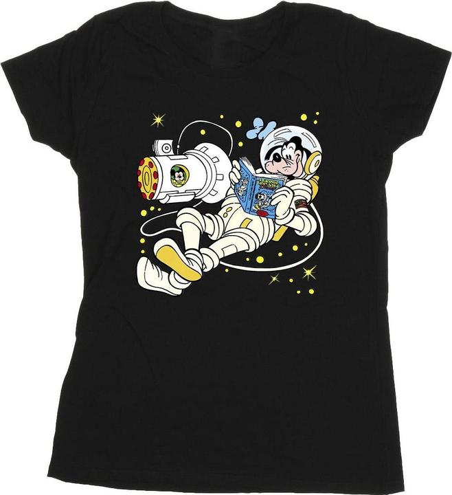 Disney Goofy Reading In Space TShirt (M)