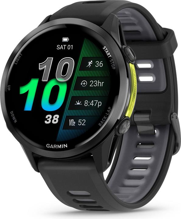 Garmin Forerunner 970, 47mm, black/transparent (47 mm)