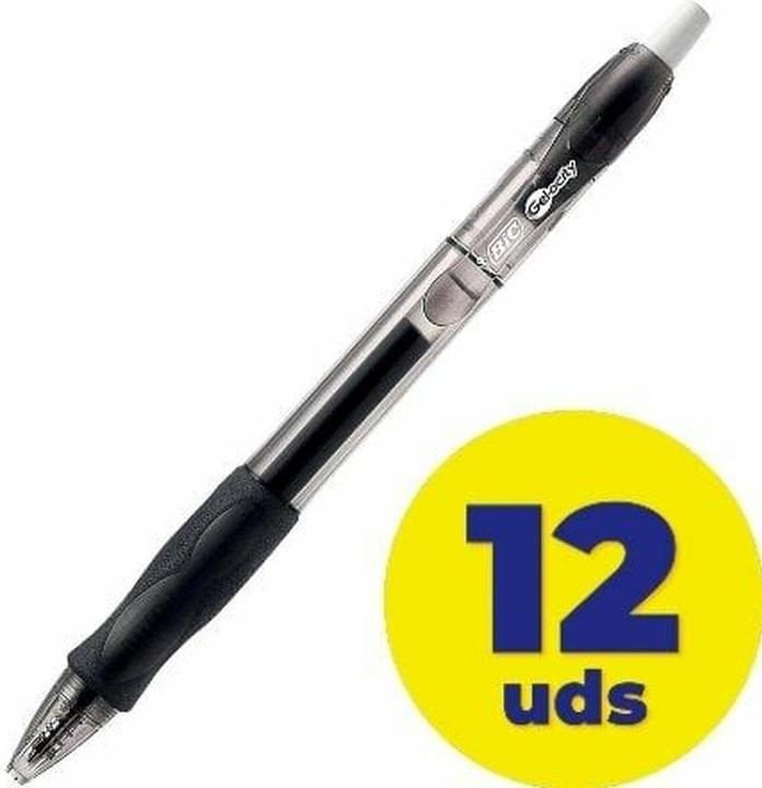 Actual product image Bic Gel pen Gel-Ocity 0.7 mm, black, pack of 12 600659 (Black, 12 x)