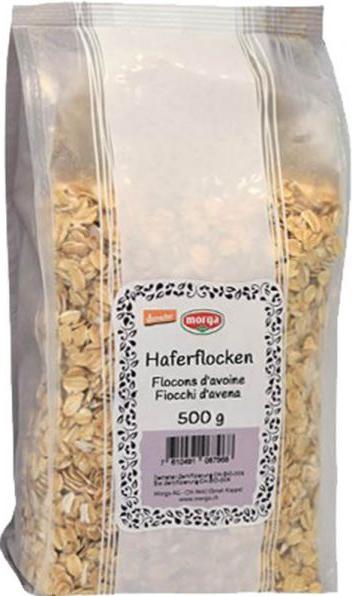 Image du produit Morga Flocons d'avoine Demeter (500 g)