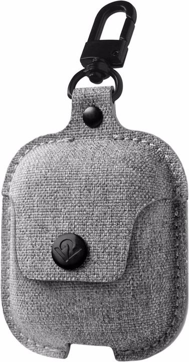 TwelveSouth AirSnap Fabric Case for AirPods Fog (Headphone bag)