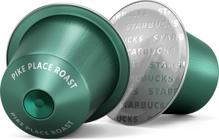 Actual product image Starbucks Pike Place Roast by Nespresso Medium Roasts (10 x Port.)