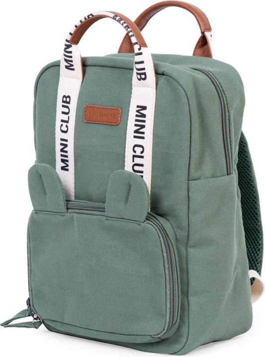 Childhome Kinderrucksack Club Signature canvas grün (7 l)