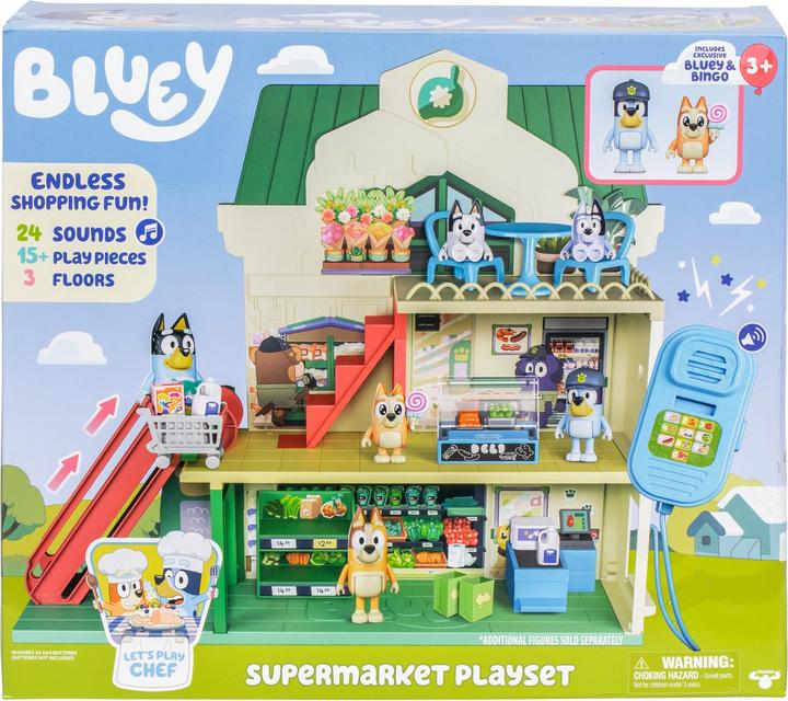 Actual product image Bluey Supermarkt Spielset