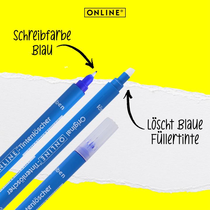 Image du produit Online Effaceur d'encre en ligne 70009 Couleur assortie 6 pièces