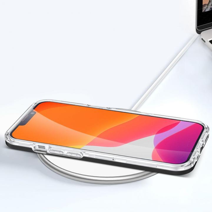 Actual product image Hurtel Clear 3in1 case for iPhone 13 mini gel cover with frame black (Apple iPhone 13 mini)