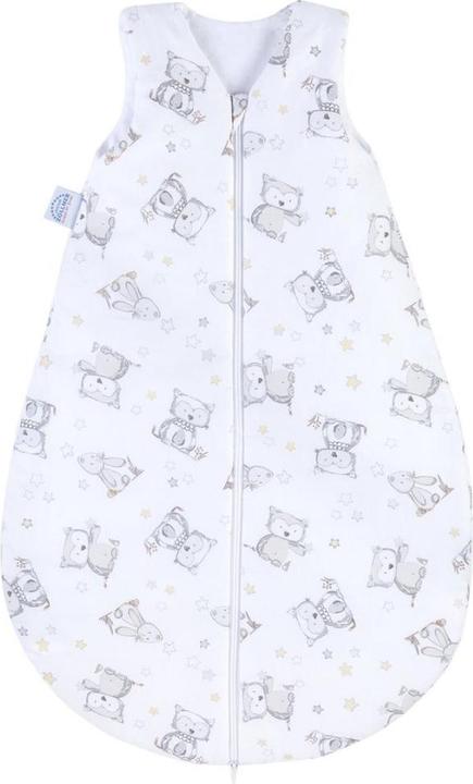 Produktbild Julius Zöllner Sommerschlafsack 110, Häschen und Eule (113 cm, 0.5 TOG, Sommer)