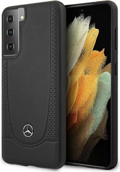 Image du produit Mercedes-Benz Étui perforé avec logo en métal (Samsung Galaxy S21)