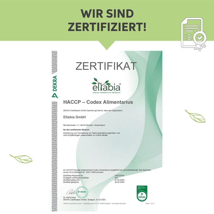 Produktbild Eltabia Bio Matcha Grüntee Extrakt Kapseln | 100% rein ohne Zusatzstoffe (200 Stück, Kapseln)