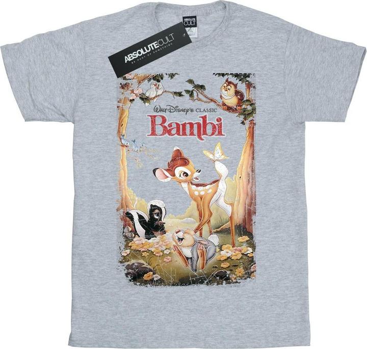Disney Bambi Retro Poster TShirt Mädchen