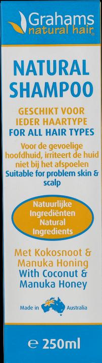 Energy Label Grahams Natural Shampoo (250 ml, Liquid shampoo)
