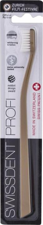 Actual product image Swissdent Whitening Zahnbürste gold (Soft, 1 x)