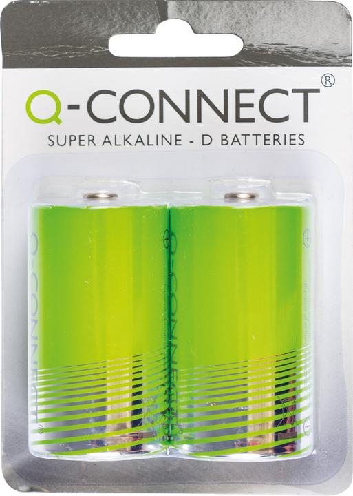 Produktbild Q-Connect Alkaline (2 Stk., D, 12500 mAh)