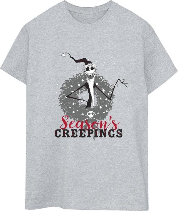 Disney The Nightmare Before Christmas Seasons Creepings Wreath TShirt (XL)