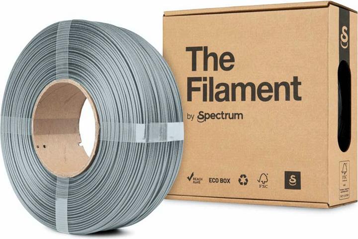 Actual product image The Filament ReFill PLA CF 1.75mm GREY 1kg (PLA, 1.75 mm, 1000 g, Grey)