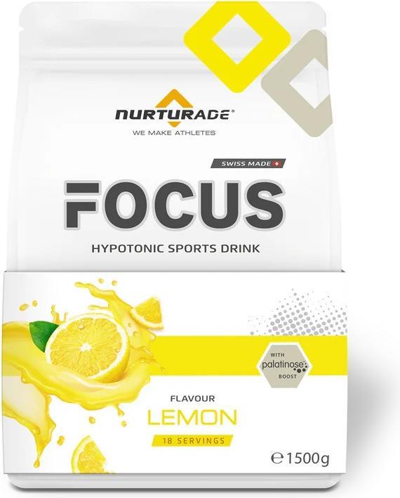 Produktbild Nurturade Focus LEMON Hypotonic Sports Drink Pulver (Zitrone, 1 x)