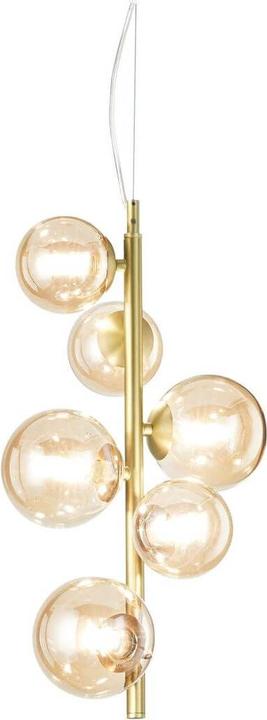 Image du produit Ideal lux PERLAGE G9 Suspension 6x ⌀260mm dimmable ambre blanc chaud 317793 (G9, 370 lm)