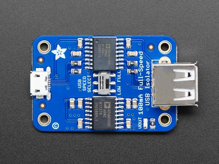 Image du produit Adafruit Isolateur USB 100mA Isolated Low/Full Speed USB (Divers)