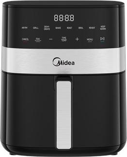 Actual product image Midea MF-CN65E Air fryer digital, 6.5L, Black