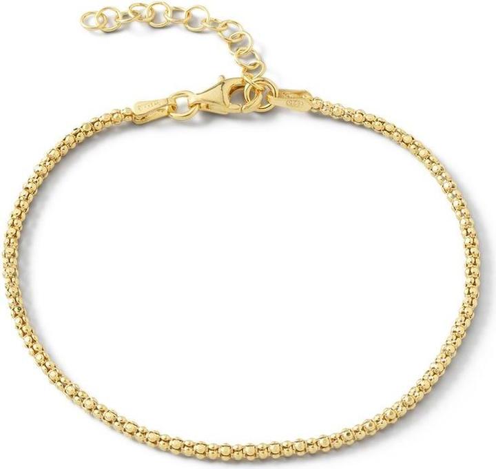 Casa Jewelry Casa -Schmuckarmband Python Silber Gold vergoldet (Sterling Silber 925 Gold vergoldet)