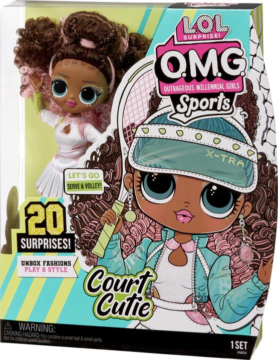 Actual product image MGA L.O.L. Surprise! OMG Sports Doll S3- Court Cutie