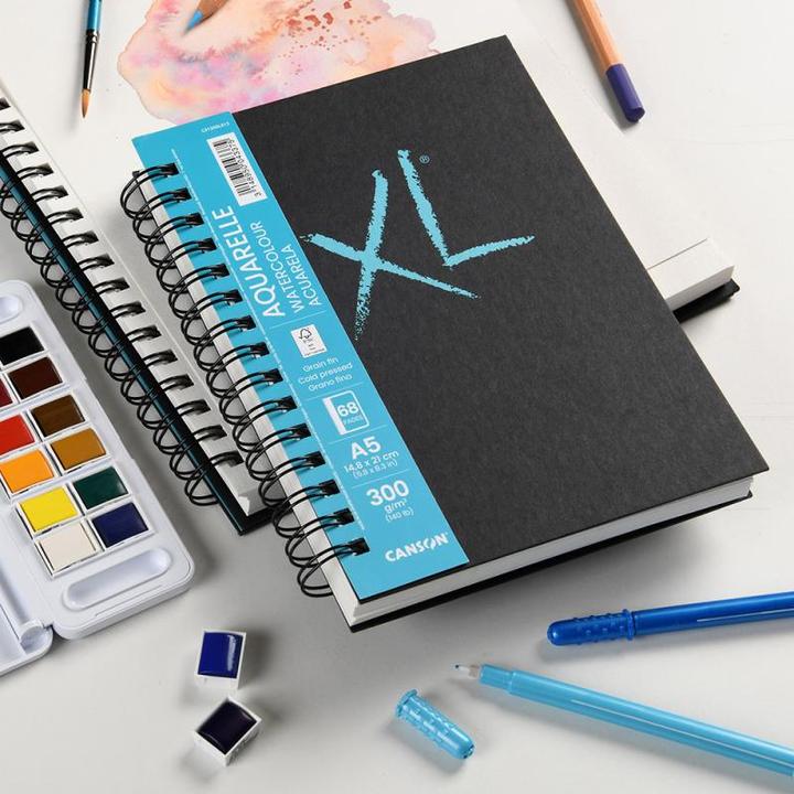 Produktbild Canson Book Aquarelle (A5, Blanko, Weicher Einband)