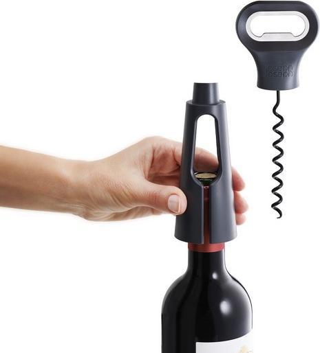 Image du produit Joseph Joseph 3in1 Korkenzieher, grau, DUO (Tire-bouchon)