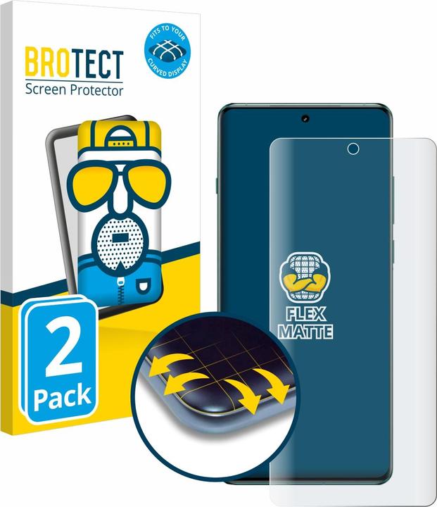 Actual product image BROTECT Full-Cover Protector Matte (2 Piece, OnePlus 12)