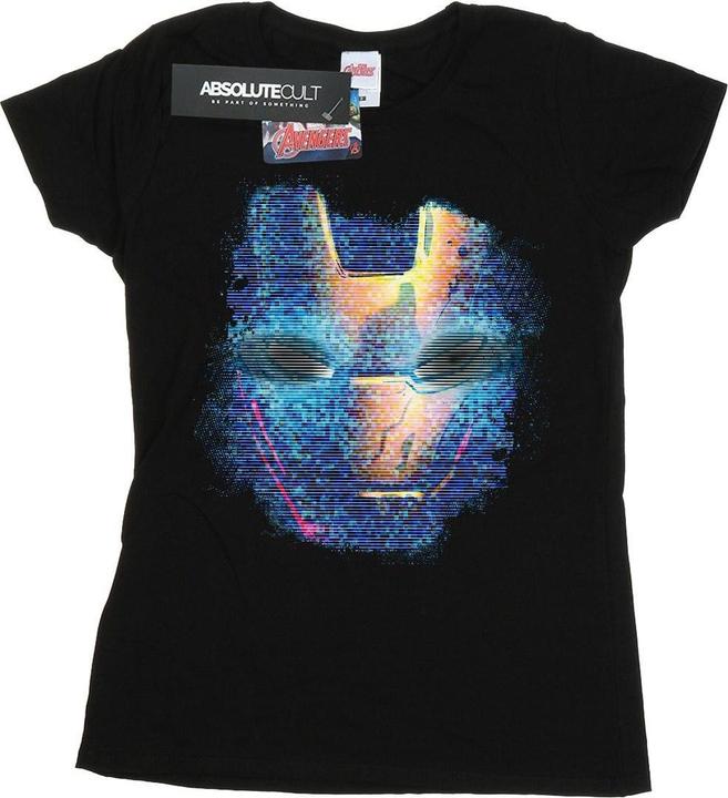 Iron Man Distressed Head TShirt (M)