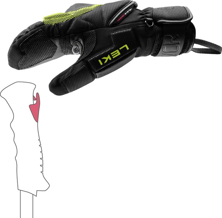 Immagine prodotto Leki RĘKAWICE WCR Allenatore 3D MITT lemon 9,5 (9.5)