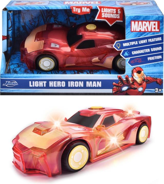 Image du produit Jada Marvel Light Hero Iron Man 1:32