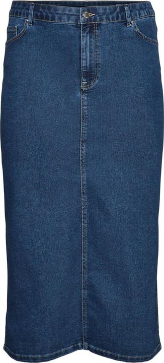 Vero Moda VMCSERENA Hohe Taille Langer Rock Jeansrock