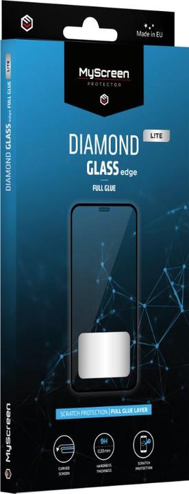 Actual product image MyScreen Protector MSP Diamond Glass Lite Edge FG Sam A725 A72 4G5G czarnyblack Full Glue (1 Piece, Samsung Galaxy A72)