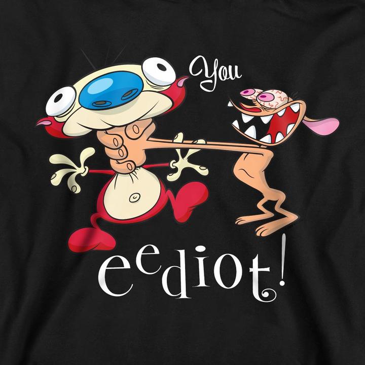 Immagine prodotto Ren & Stimpy You Eediot Felpa Adulto Unisex (M)