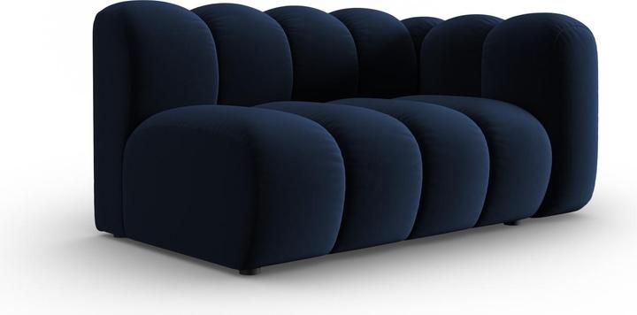 Actual product image Micadoni Velvet Right Modular Sofa, "Lupine", 2 Seats, 145x95x70Made in Europe (2 person sofa, 3-seater, 4-seater)