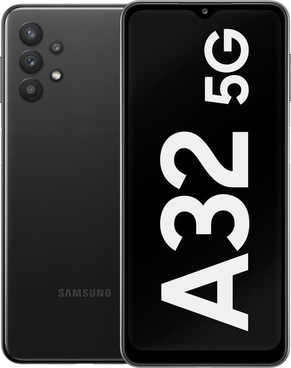 Produktbild Samsung Galaxy A32 5G EU (64 GB, Awesome Black, 6.70", Dual SIM, 64 Mpx, 5G)