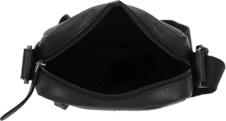 Immagine prodotto Greenburry Borsa a tracolla in pura pelle nera da 15 cm