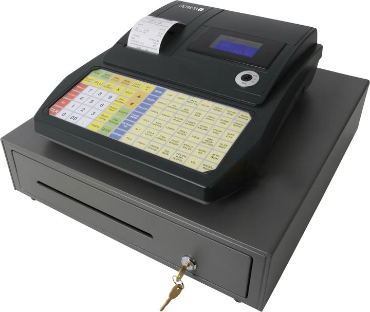 Produktbild Olympia Kasse CM 942F TSE-Flach, dunkelgrau