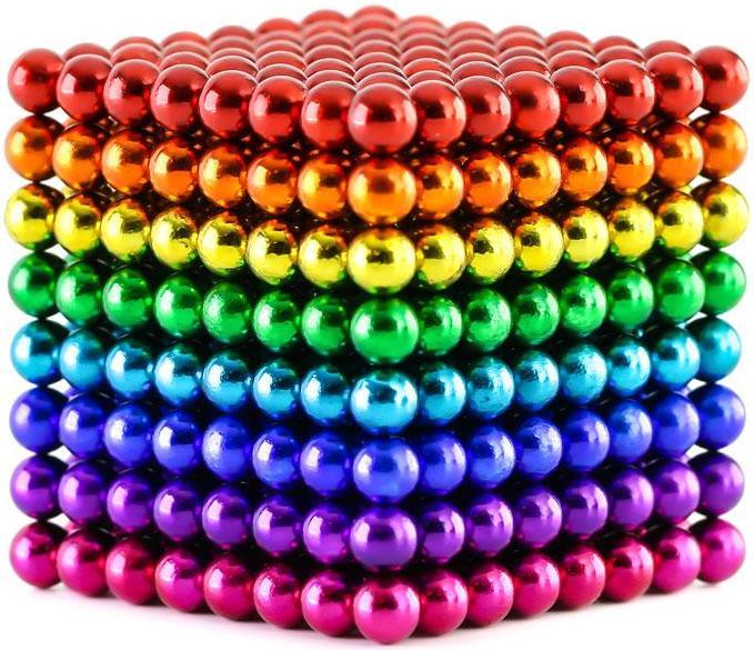Image du produit Neoballs Aimants sphere arc-en-ciel - Cassette Tesseract