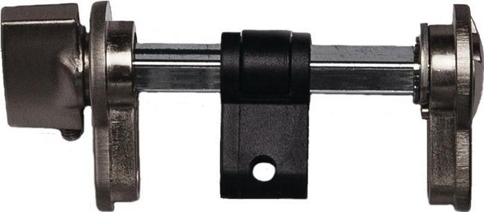 Actual product image Schlegel WC/bathroom module 007/7244 all-glass door, vertical installation, aluminium push handle with (Profile cylinder)