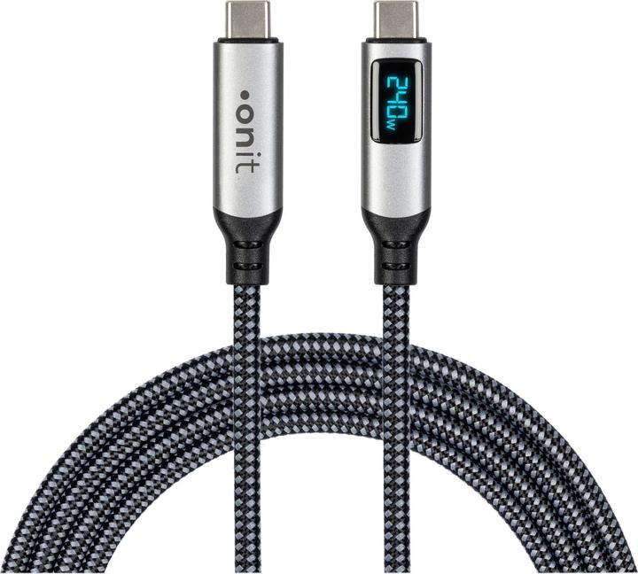 Produktbild Onit USB C – USB C (1 m, USB 4.0, 240 W)