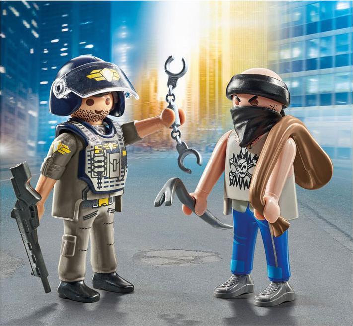 Image du produit Playmobil DuoPack SWAT & Bandit (71505, Playmobil City Action)