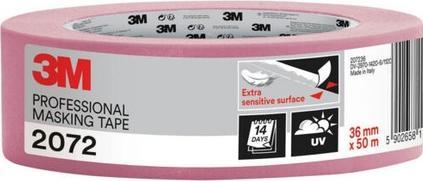 Actual product image 3M 2072 Painter's tape pink 36.0 mm x 50.0 m 1 roll (36 mm)
