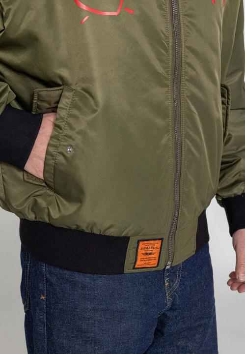 Immagine prodotto Bombers Original Bomberjacke Stay Beautiful M Bomberjacke (XL)