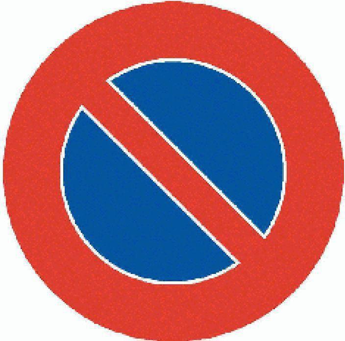 BRW Signaltafel Parkieren verboten 2.50
