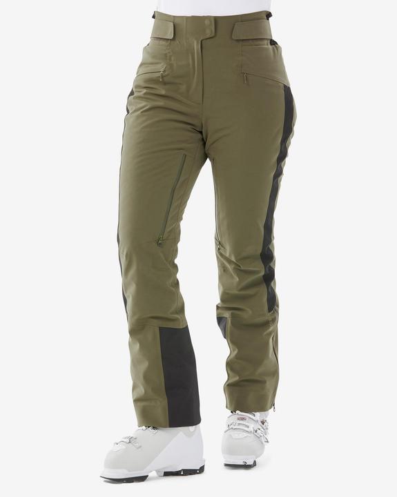 Wedze Skihose Damen atmungsaktiv mit Bewegungsfreiheit - 980 khaki