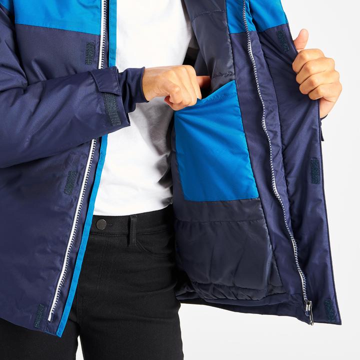 Immagine prodotto Tribord Giacca da vela per bambini calda e impermeabile 100 blu navy/blu (140)