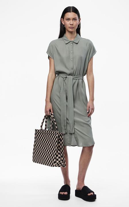 Actual product image Pieces Print blouse dress (M)