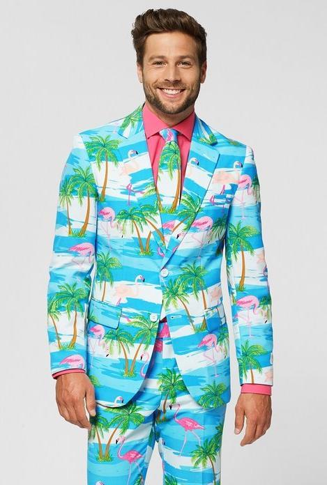 Actual product image OppoSuits Flaminguy (47, 48, 49)
