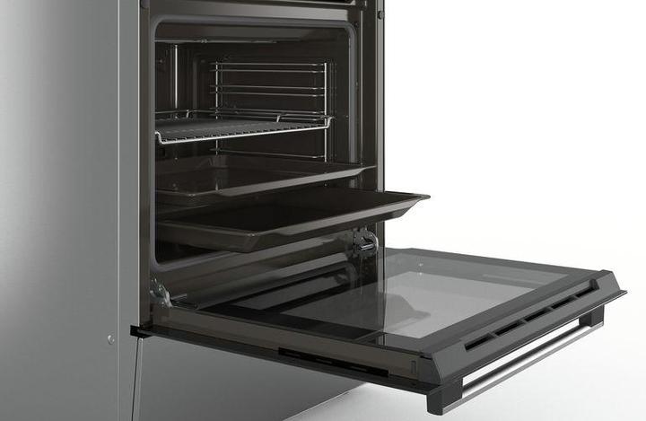 Produktbild Bosch Hausgeräte Bosch HKA090150 - Serie 4 - Vrijstaand fornuis - Keramisch - RVS - 3D Hetelucht - Energielabel A